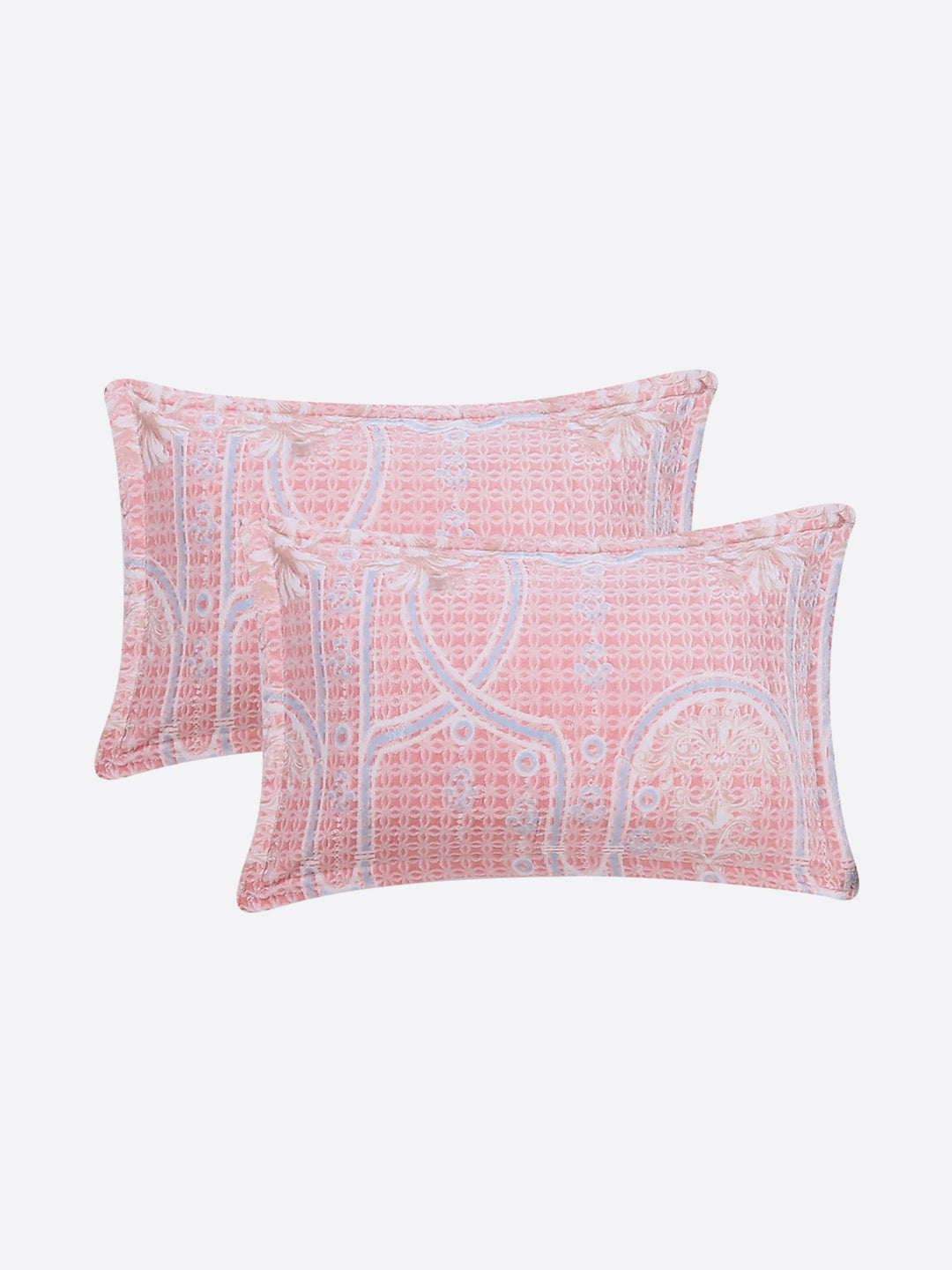 393 GSM 100% Polyester King Bed 1 Bedsheet with 2 Pillow Cover (Golden Choice)