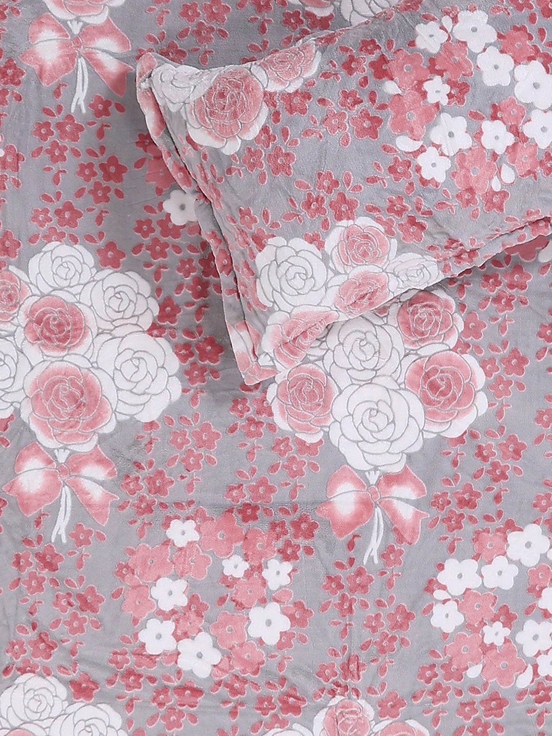 393 GSM 100% Polyester King Bed 1 Bedsheet with 2 Pillow Cover (Golden Choice)