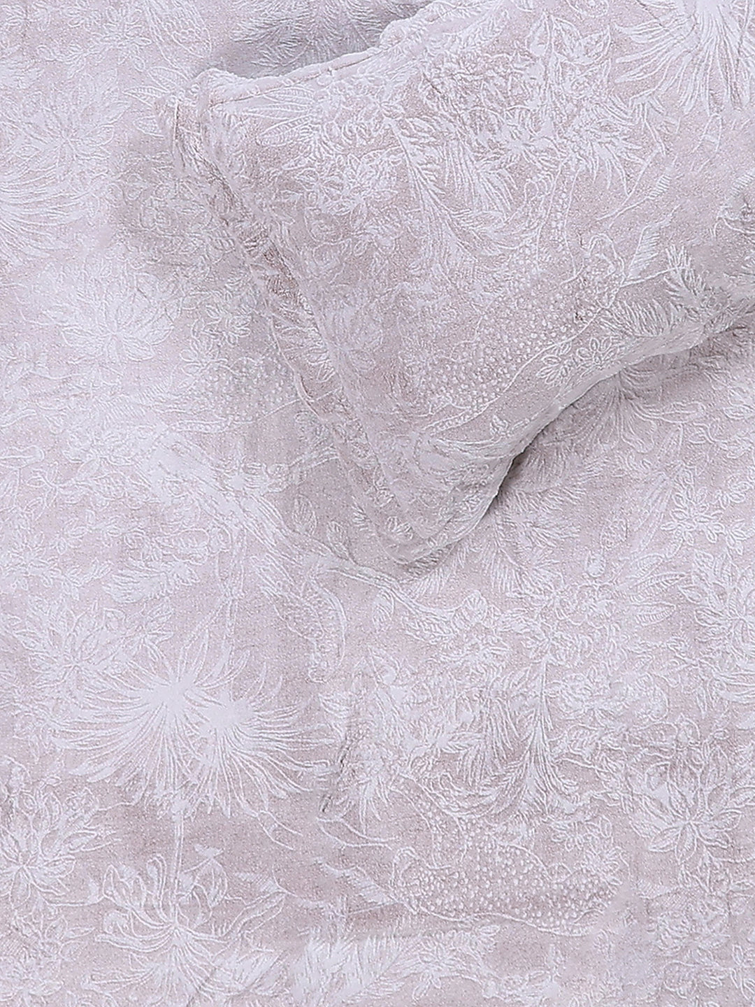 393 GSM 100% Polyester King Bed 1 Bedsheet with 2 Pillow Cover (Golden Choice)