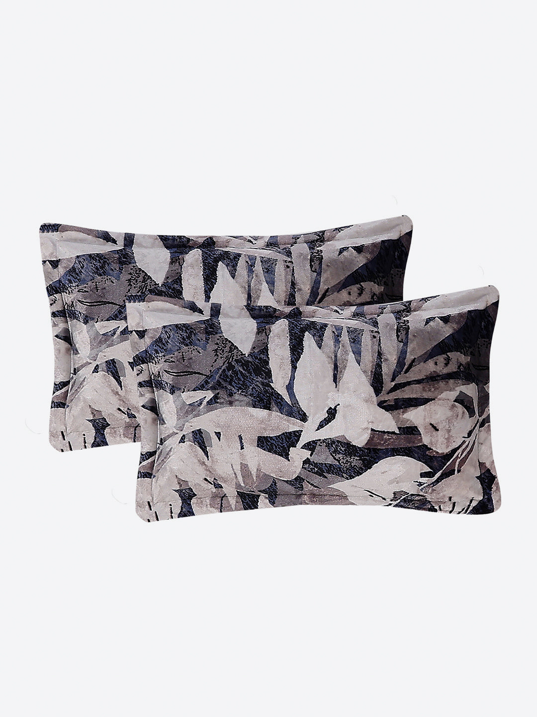 904 GSM 100% Polyester Double Bed 1 Bedsheet, 1 Duvet Cover & 2 Pillow Cover (Meteor 4 Pcs Set)