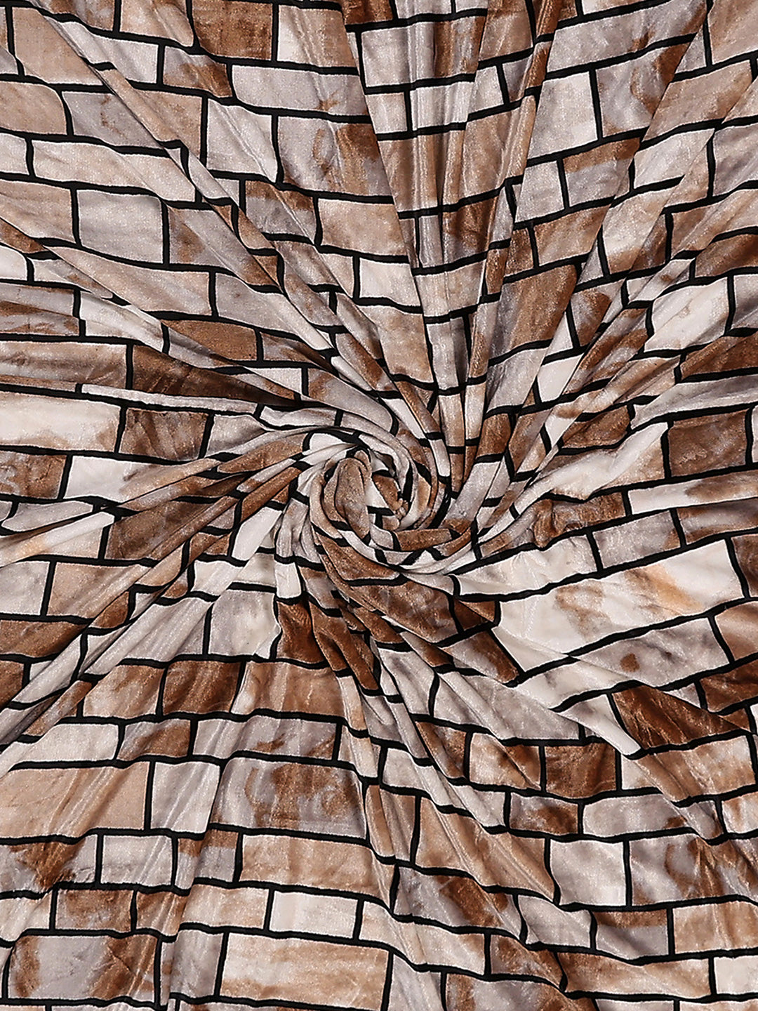 904 GSM 100% Polyester Double Bed 1 Bedsheet, 1 Duvet Cover & 2 Pillow Cover (Meteor 4 Pcs Set)