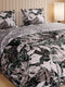 904 GSM 100% Polyester Double Bed 1 Bedsheet, 1 Duvet Cover & 2 Pillow Cover (Meteor 4 Pcs Set)