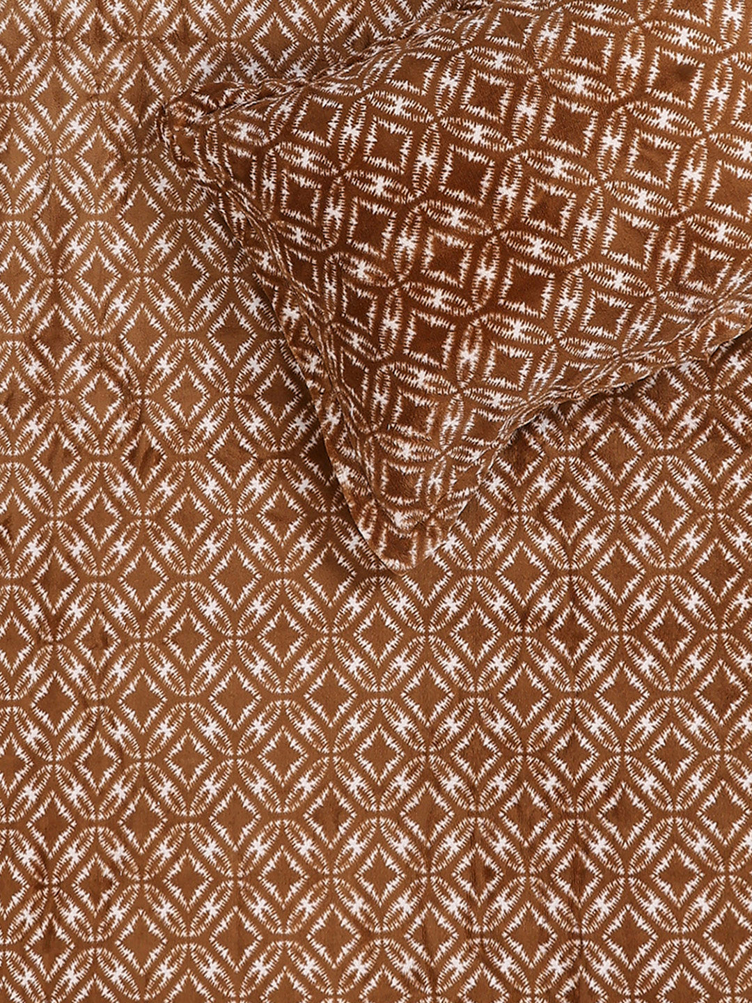 264 GSM 100% Polyester Single Bed 1 Bedsheet with 1 Pillow Cover (Nixie Piece)