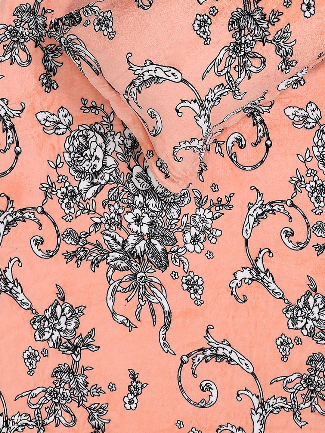 264 GSM 100% Polyester Single Bed 1 Bedsheet with 1 Pillow Cover (Nixie Piece)