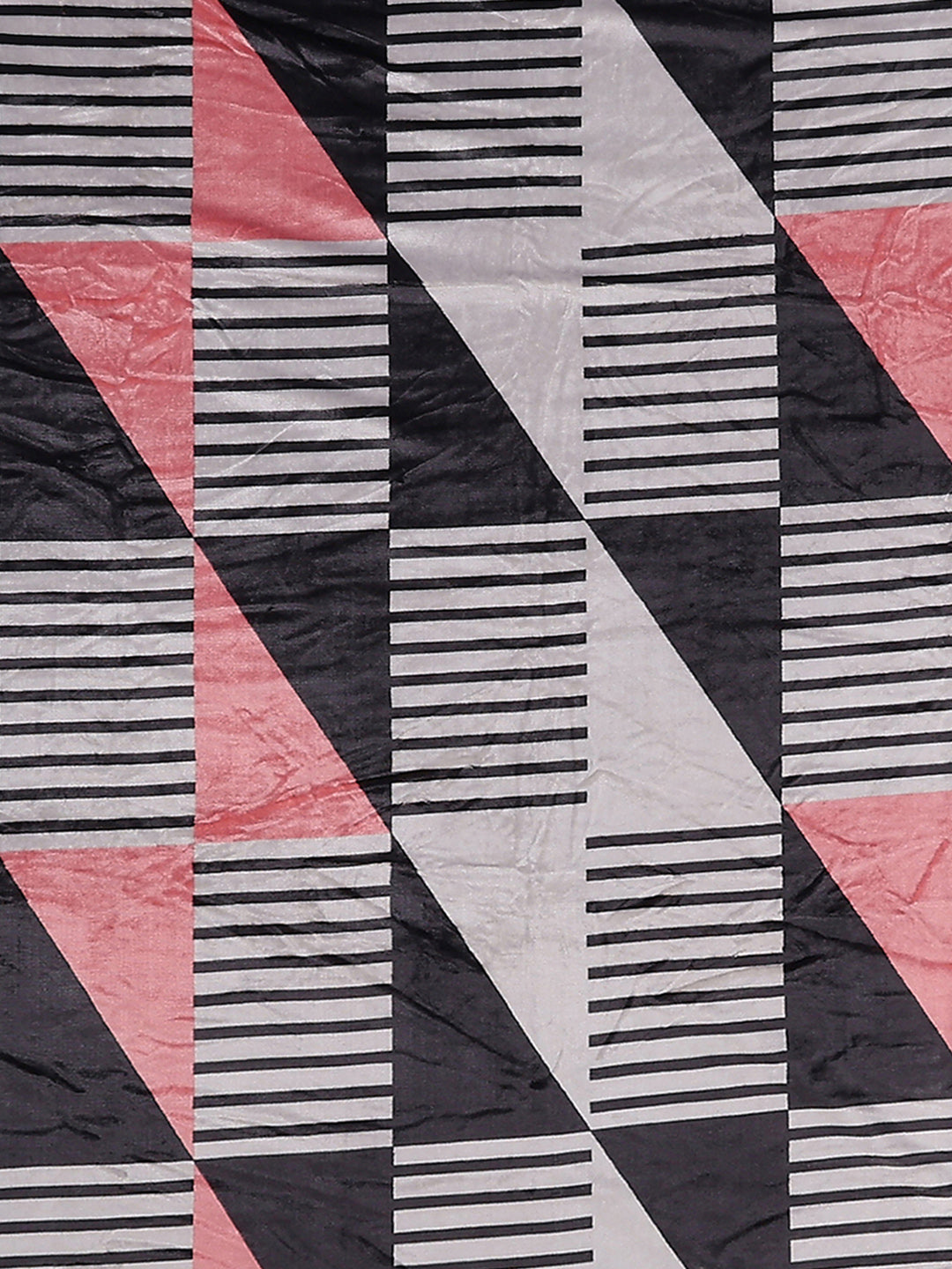 487 GSM 100% Polyester Double Bed 1 Bedsheet, 2 Pillow Cover & 2 Cushion Case (Pristine 4 Pcs Set)