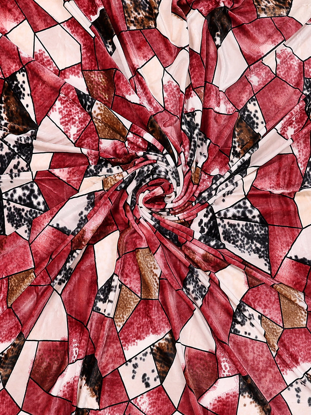 371 GSM 100% Polyester King Bed 1 Bedsheet with 2 Pillow Cover (Rubina King)