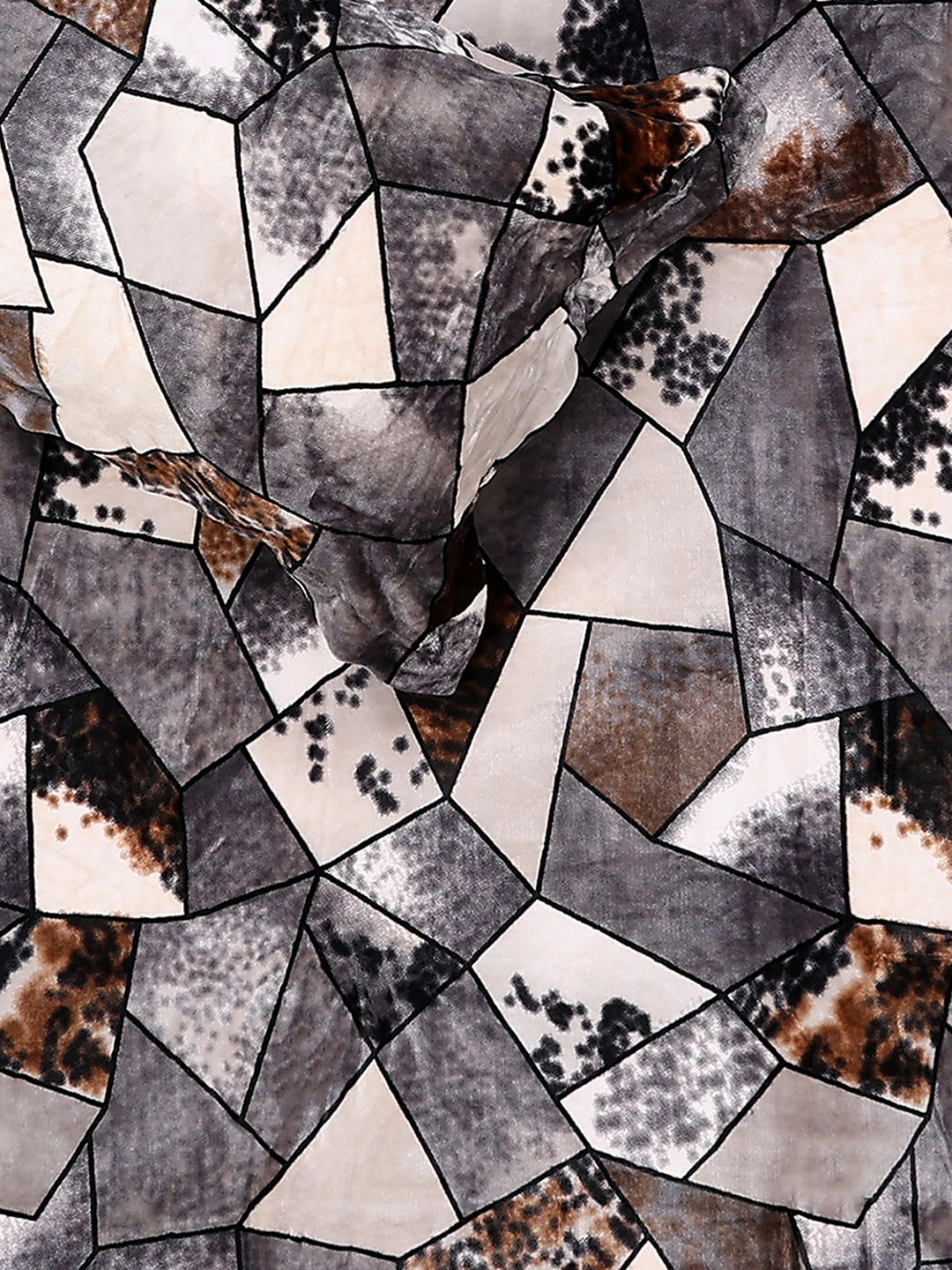 371 GSM 100% Polyester King Bed 1 Bedsheet with 2 Pillow Cover (Rubina King)