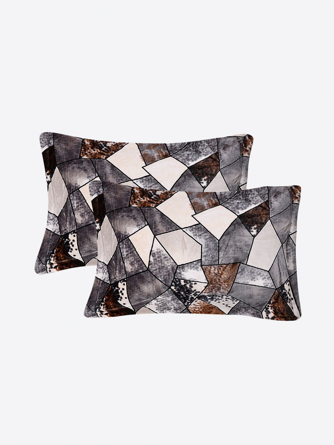 371 GSM 100% Polyester King Bed 1 Bedsheet with 2 Pillow Cover (Rubina King)