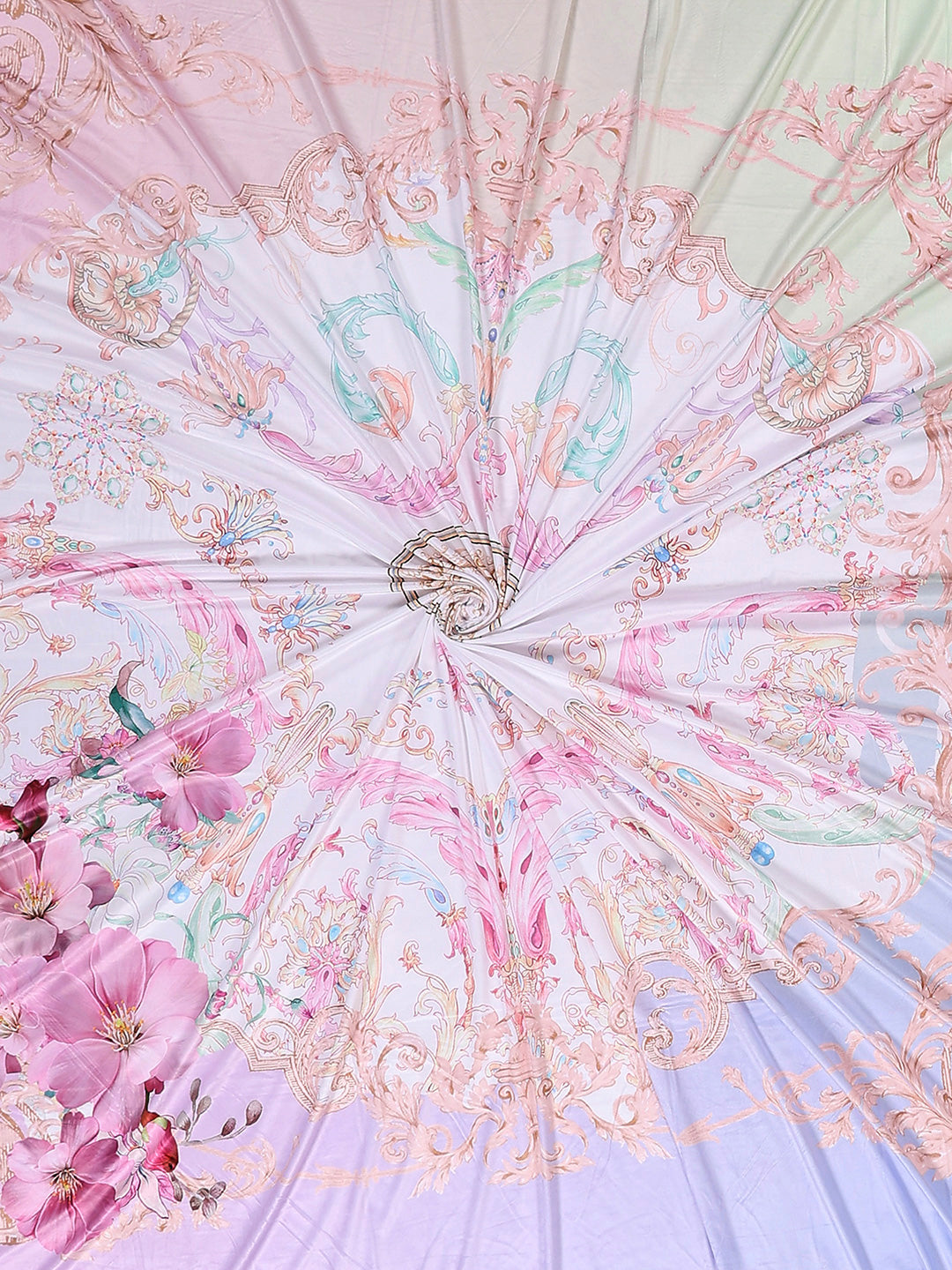 252 GSM 100% Polyester King Bed 1 Bedsheet with 2 Pillow Cover (Urban)