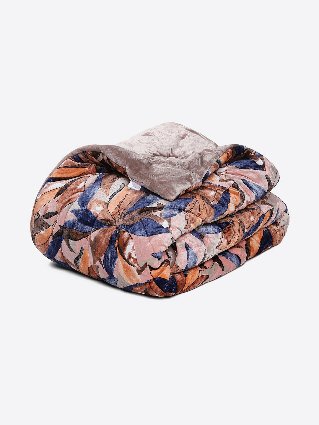 Printed Double Bed 233 GSM Comforter for Mild Winter (Beauty), Weight 855 gm