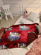 Tom and Jerry Print Soft Plush Cartoon Network Red Baby Blanket