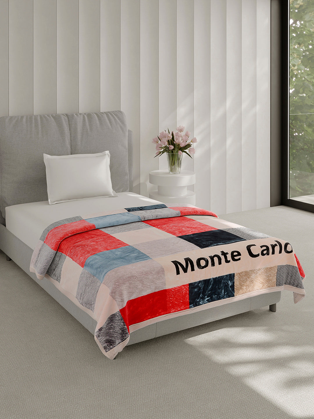 Printed Single Bed 2 Ply, 597 GSM Blanket for Heavy Winter - (Everest Plus)