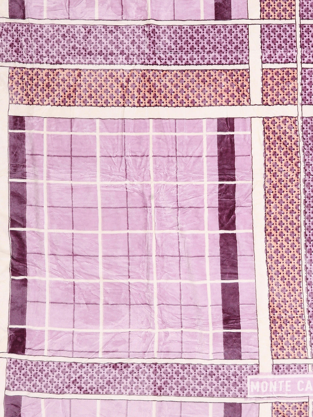 Printed Double Bed 3 Ply, 720 GSM Blanket for Heavy Winter - (Gala Glow)