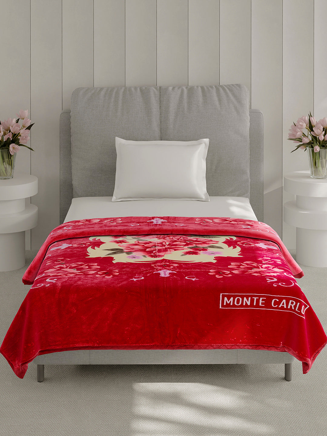 Printed Single Bed 1 Ply, 625 GSM Super Soft Mink Blanket for Mild Winter - (Impact Plus)