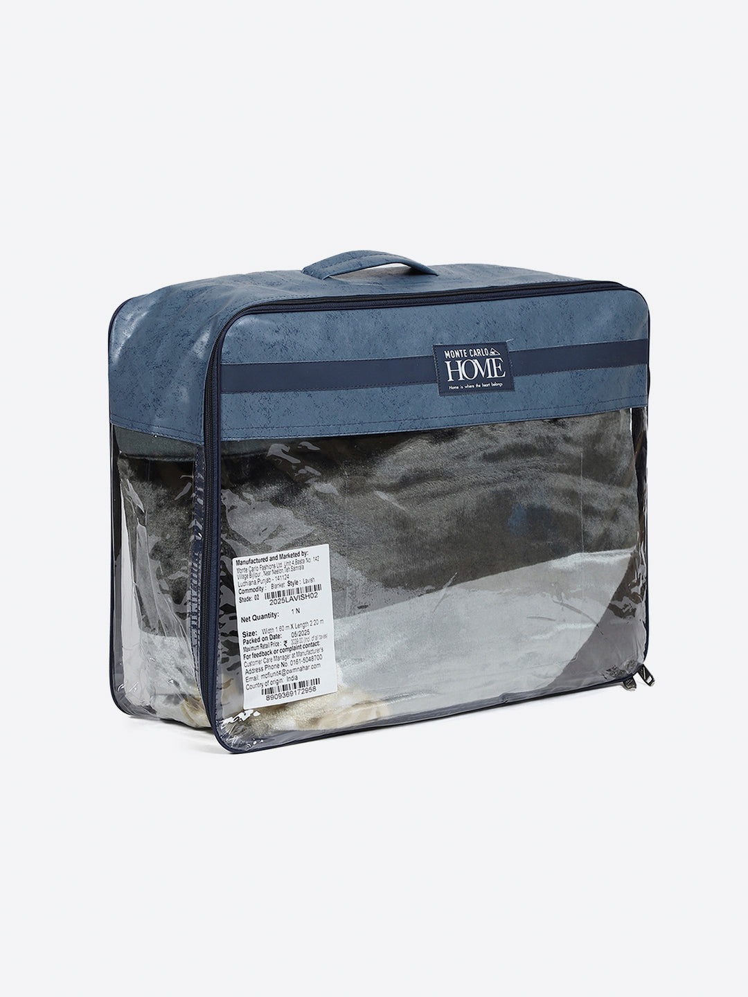 Printed Single Bed 2 Ply, 895 GSM Blanket for Heavy Winter - (Lavish Pvc)