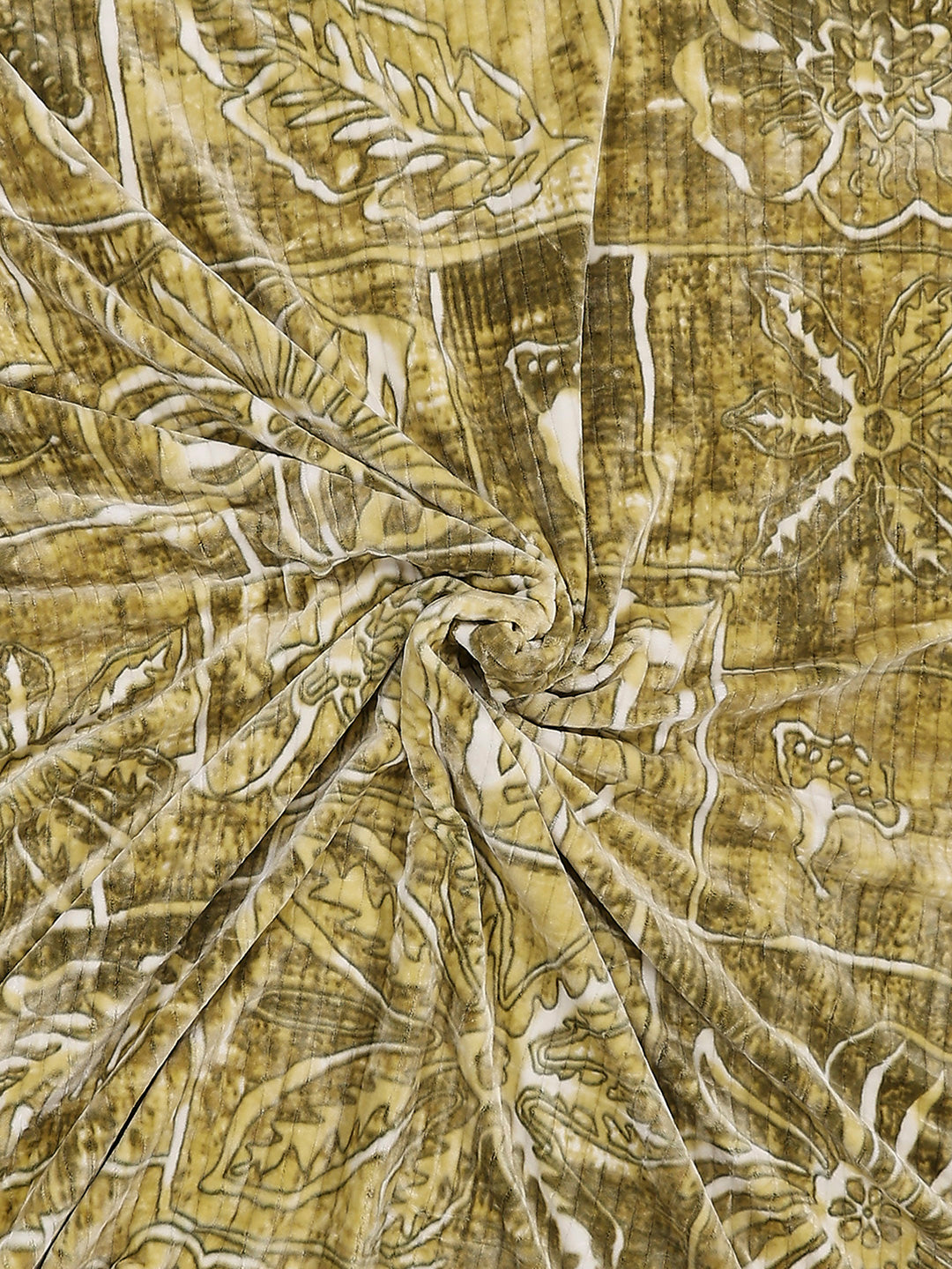 Printed Double Bed 3 Ply, 928 GSM Blanket for Winter - (Marvin PVC)