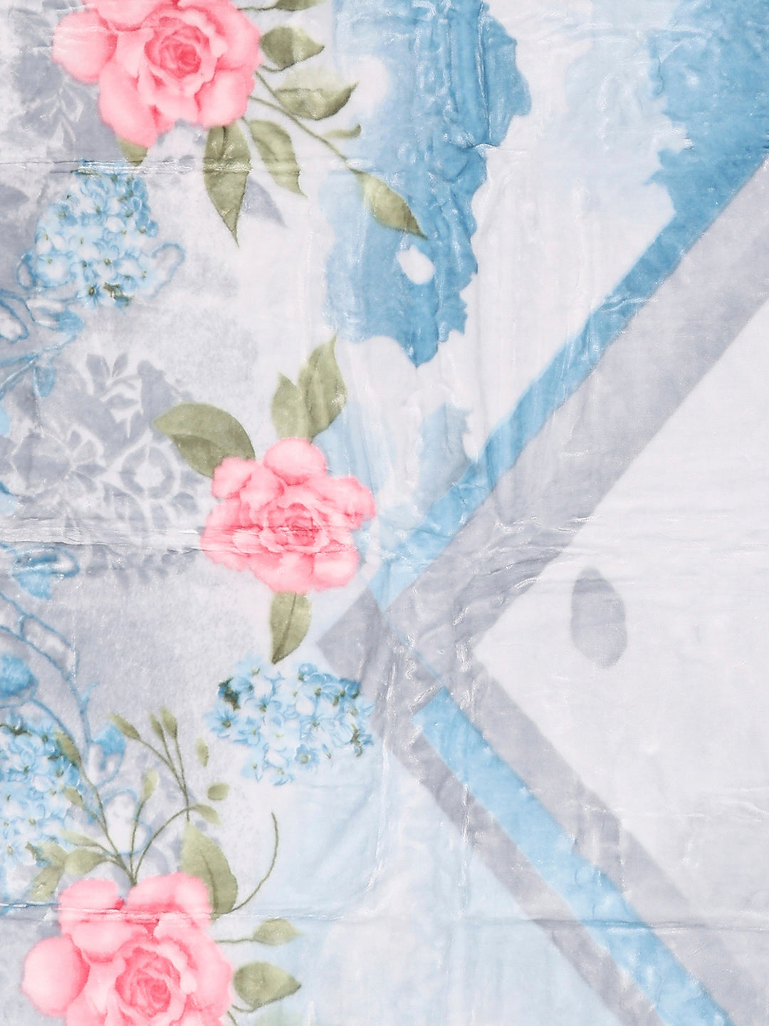 Printed Double Bed 2 Ply, 871 GSM Blanket for Heavy Winter - (Moon Valley Plus)