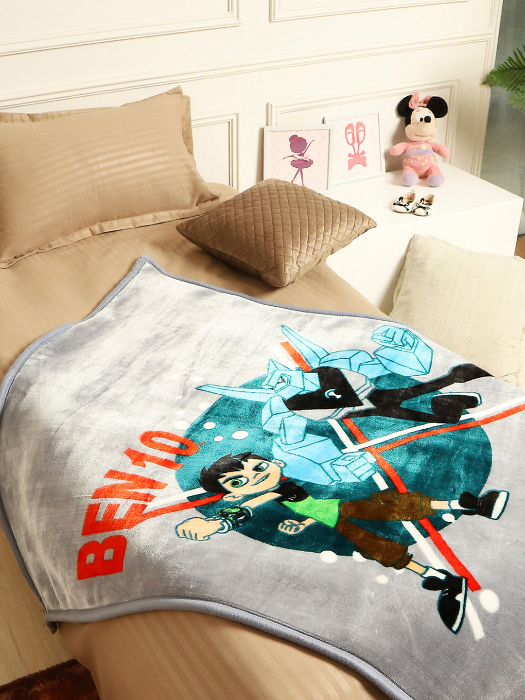 Printed Baby Blanket 2 Ply, 929 GSM, 1.3 kg (Rangers)
