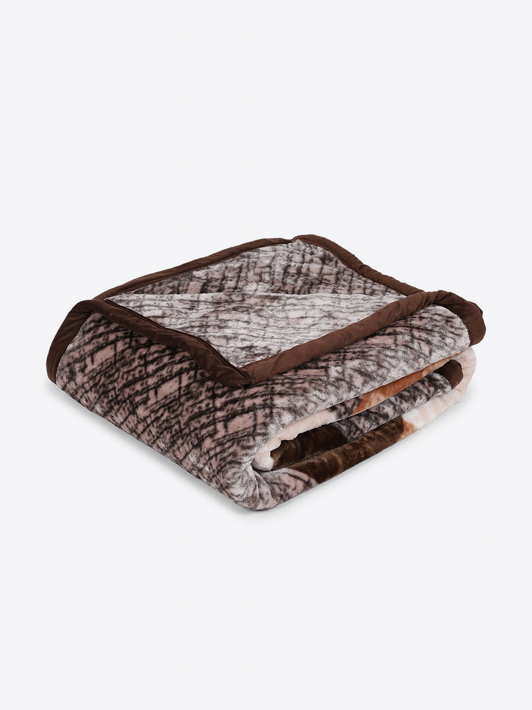 Printed Double Bed 1 Ply Blanket for Mild Winter - (Regal)