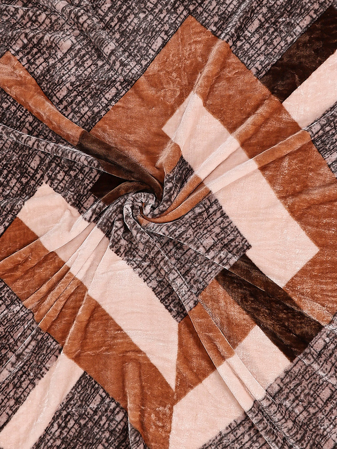 Printed Double Bed 1 Ply Blanket for Mild Winter - (Regal)