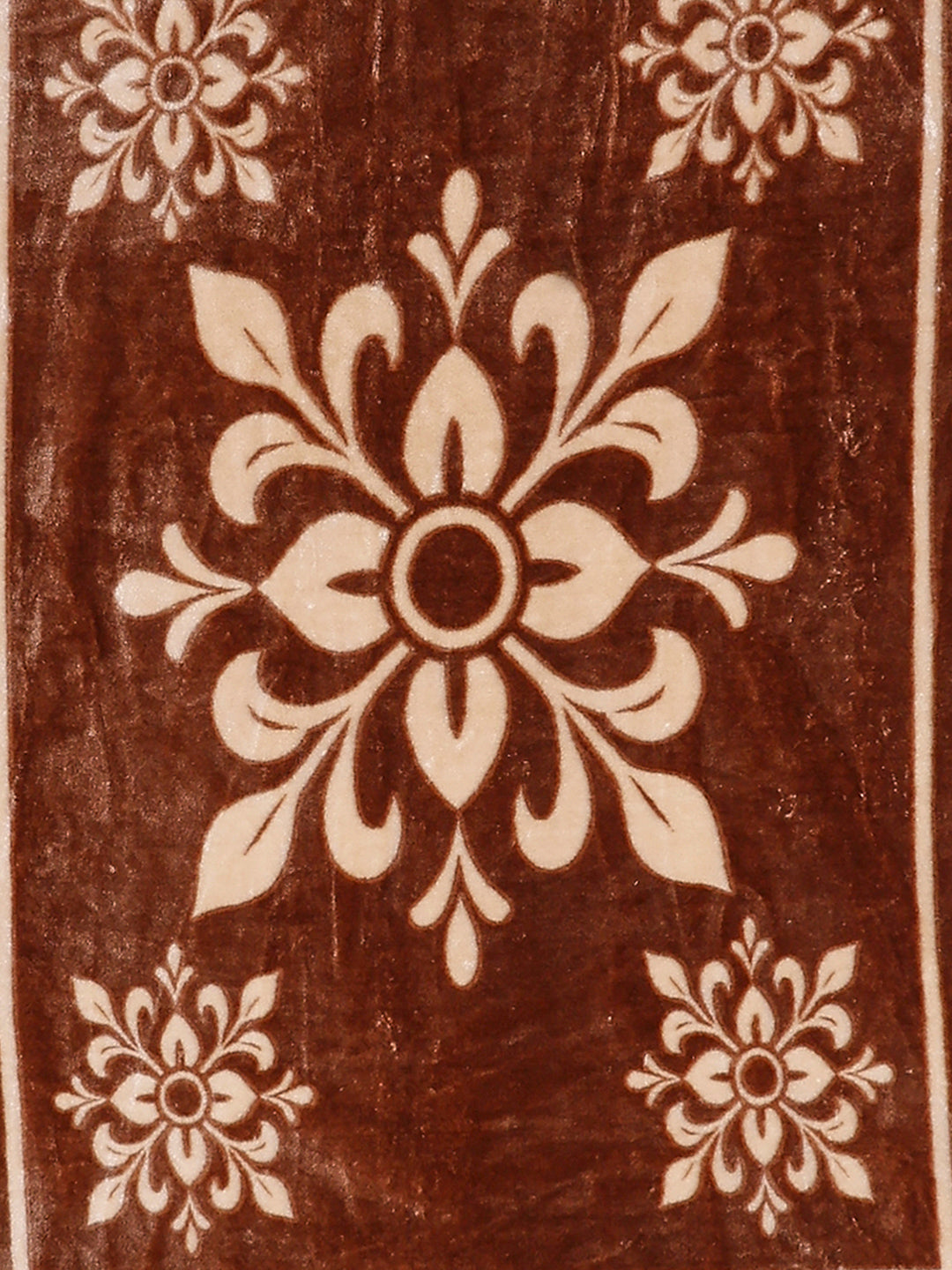 Printed Double Bed 1 Ply, 540 GSM Blanket for Winter - (Relation PVC)