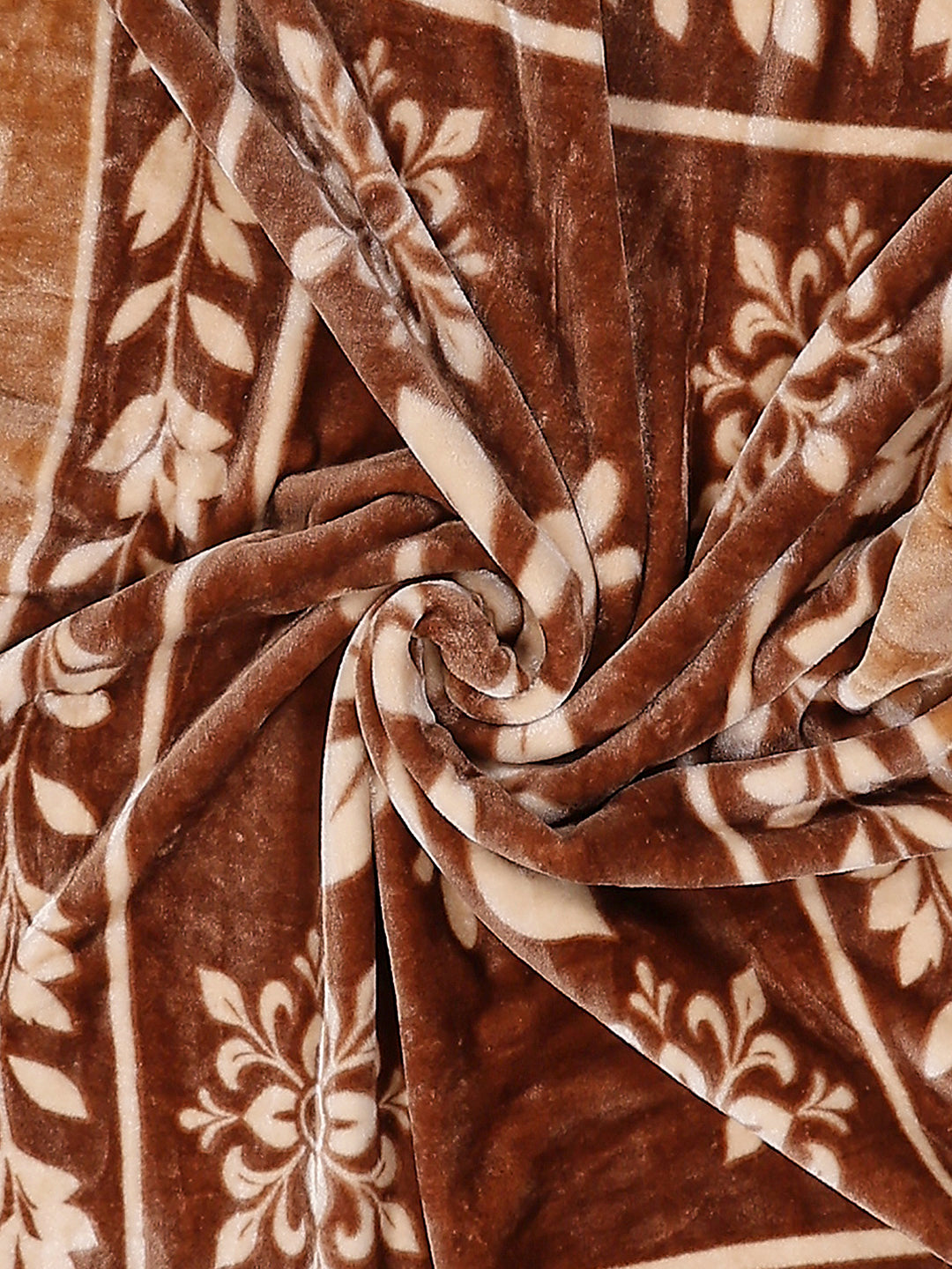 Printed Double Bed 1 Ply, 540 GSM Blanket for Winter - (Relation PVC)