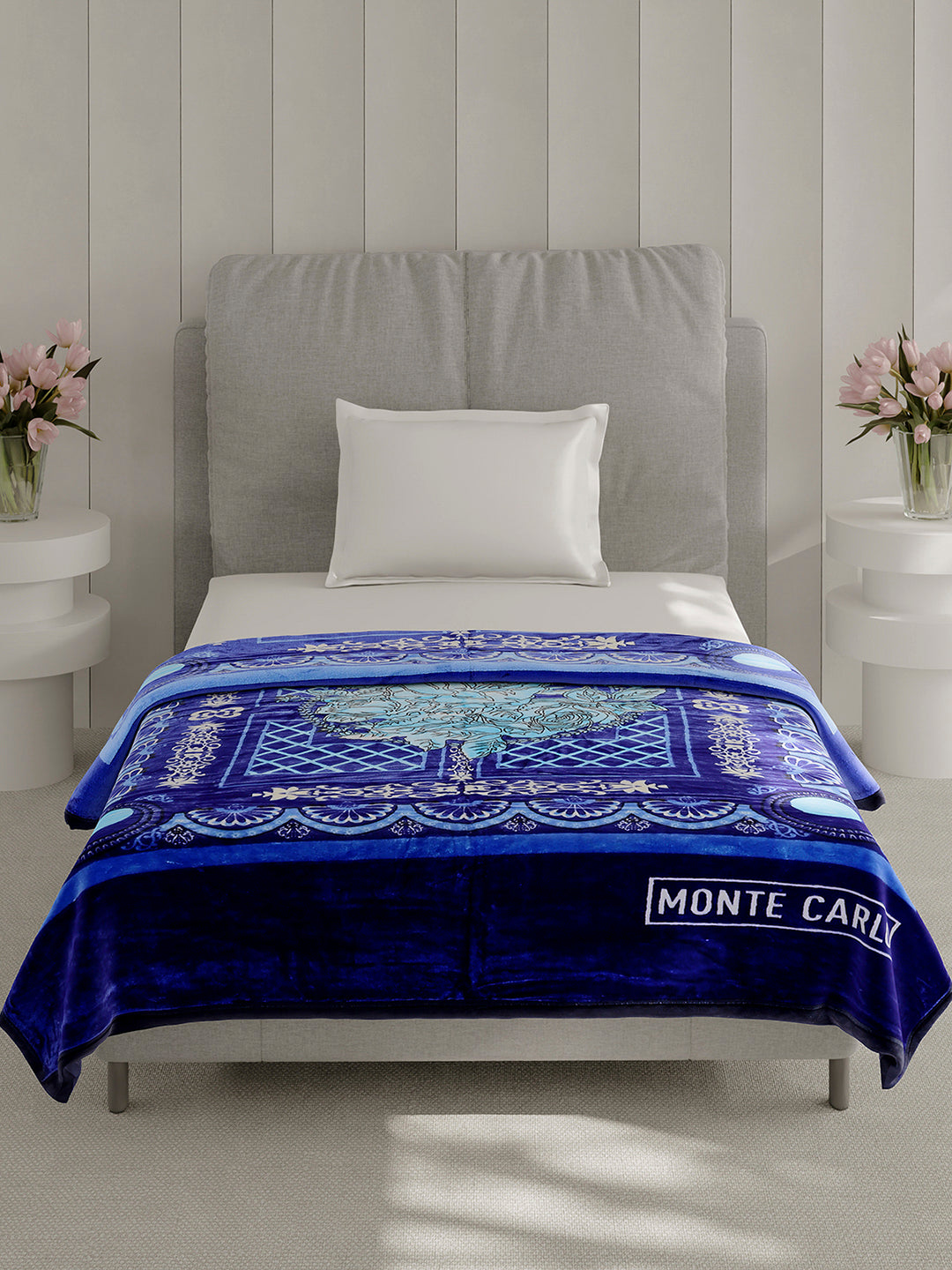 Printed Single Bed 1 Ply Super Soft Blanket for Heavy Winter - (Relation Plus)