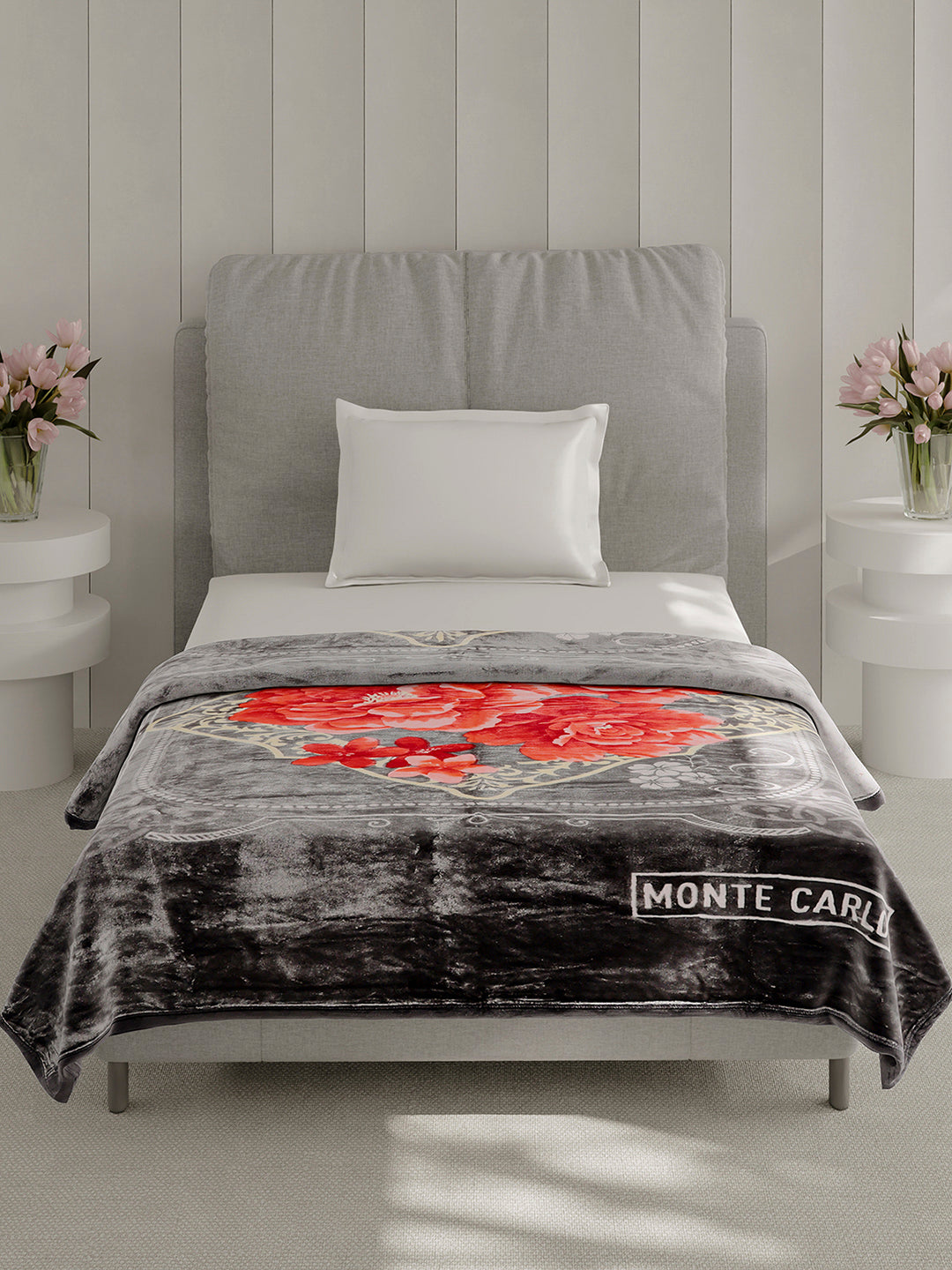 Printed Single Bed 1 Ply Super Soft Blanket for Heavy Winter - (Relation Plus)