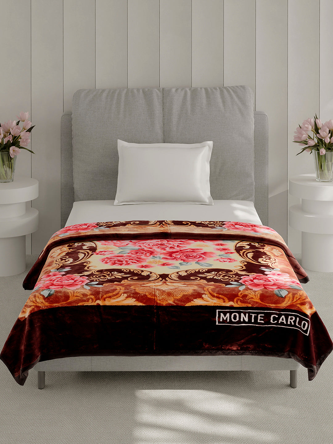 Printed Single Bed 1 Ply Super Soft Blanket for Heavy Winter - (Relation Plus)