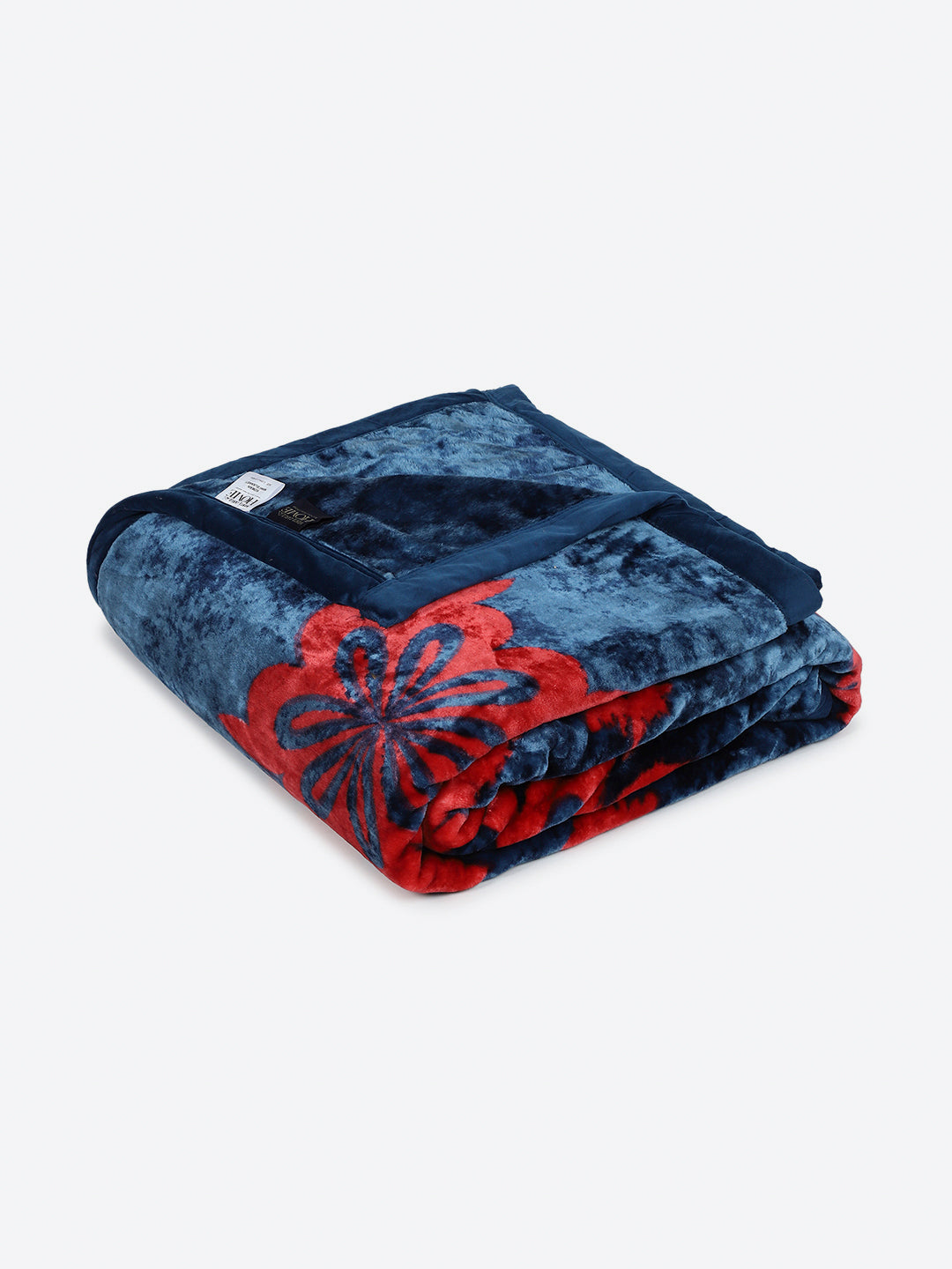 Printed Double Bed 1 Ply, 549 GSM Blanket for Mild Winter - (Roman Box)