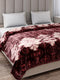 Printed Double Bed 1 Ply, 549 GSM Blanket for Mild Winter - (Roman Box)