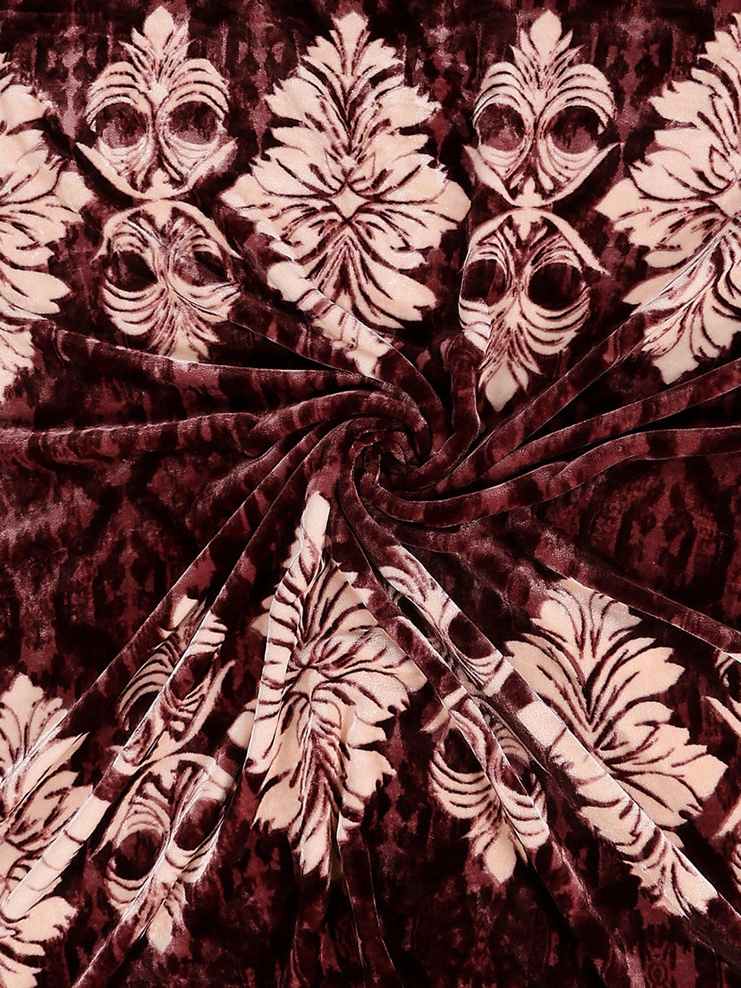 Printed Double Bed 1 Ply, 549 GSM Blanket for Mild Winter - (Roman Box)