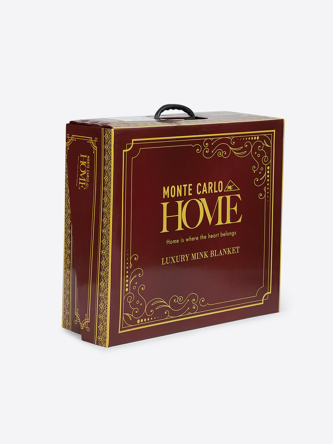 Printed Double Bed 1 Ply, 549 GSM Blanket for Mild Winter - (Roman Box)