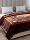 Printed Double Bed 1 Ply, 530 GSM Super Soft Blanket for Mild Winter - (Roman Plus)
