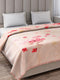 Printed Double Bed 1 Ply, 530 GSM Super Soft Blanket for Mild Winter - (Roman Plus)