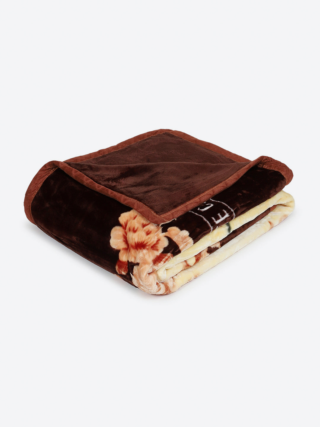 Printed Double Bed 1 Ply, 530 GSM Super Soft Blanket for Mild Winter - (Roman Plus)