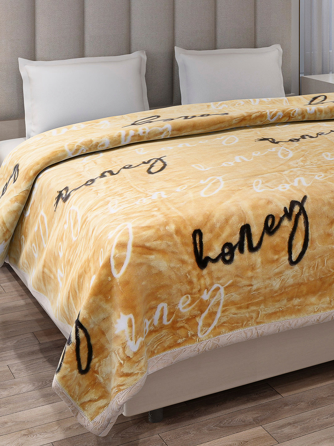 Printed Double Bed Reversible Blanket 2 Ply, 570 GSM, 3 kg (Royalgold Plus)