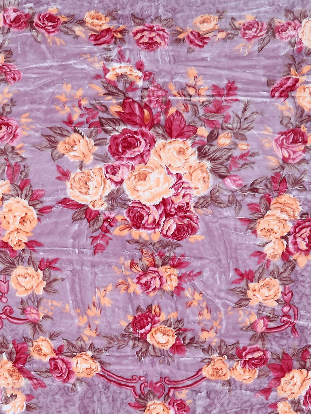 Printed Double Bed Reversible Blanket 3 Ply, 1516 GSM, 8 kg (Superimo)