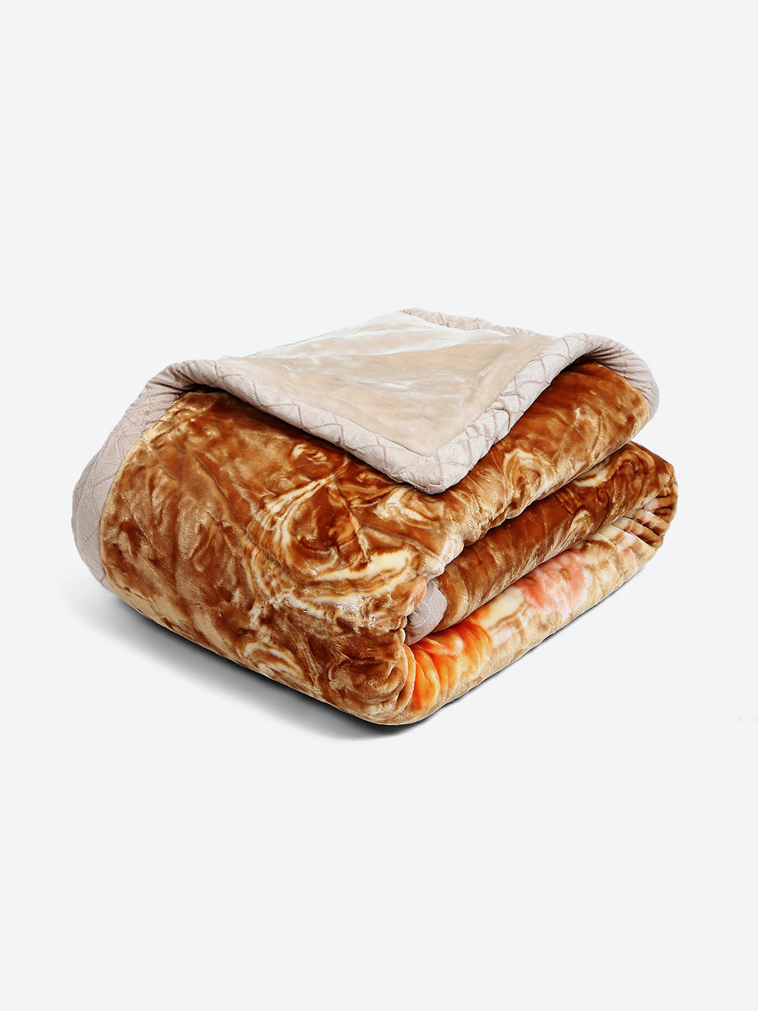 Printed Double Bed Reversible Blanket 3 Ply, 1516 GSM, 8 kg (Superimo)