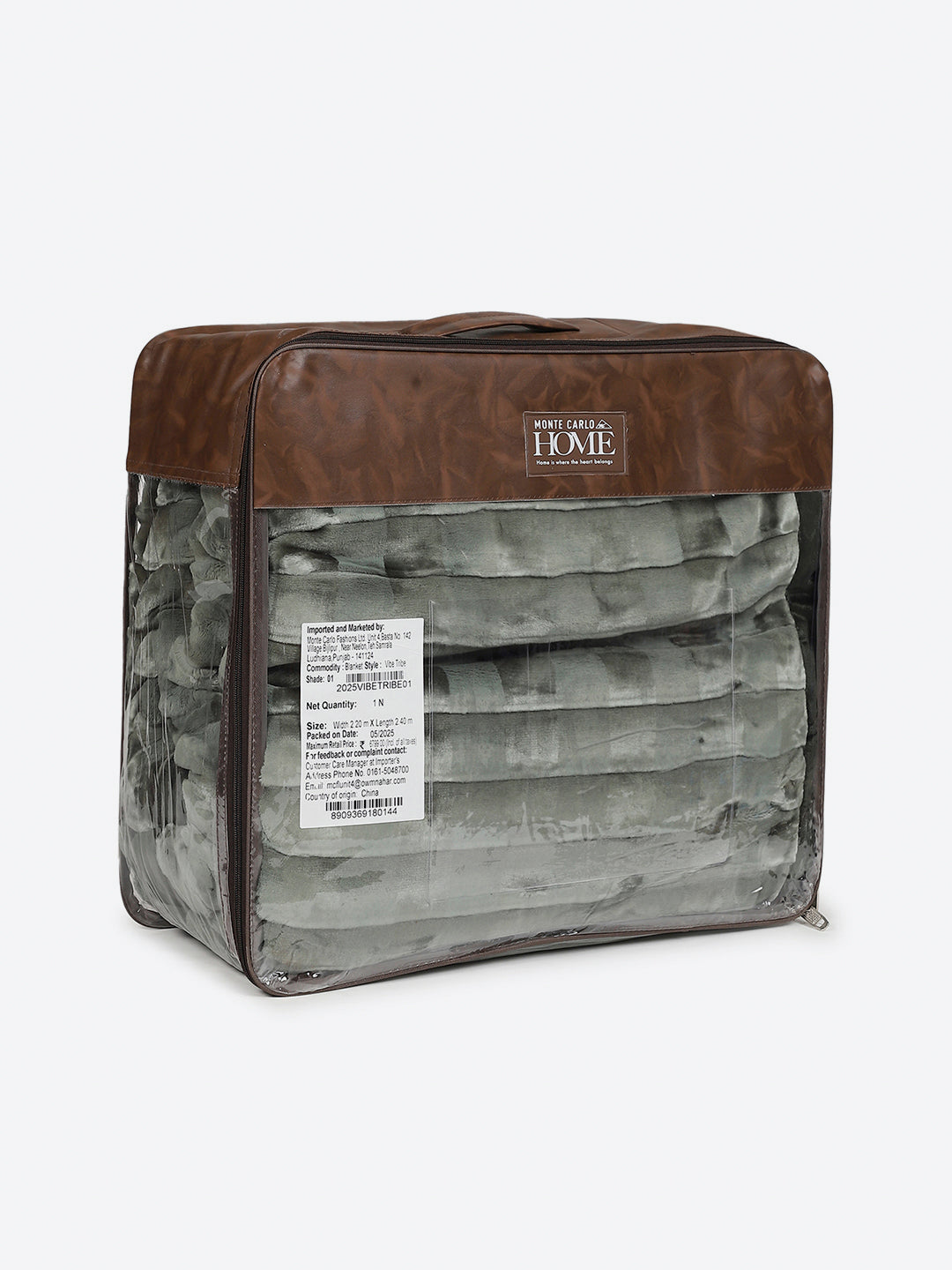 Printed Double Bed 2 Ply, 720 GSM Blanket for Heavy Winter - (Vibe Tribe)