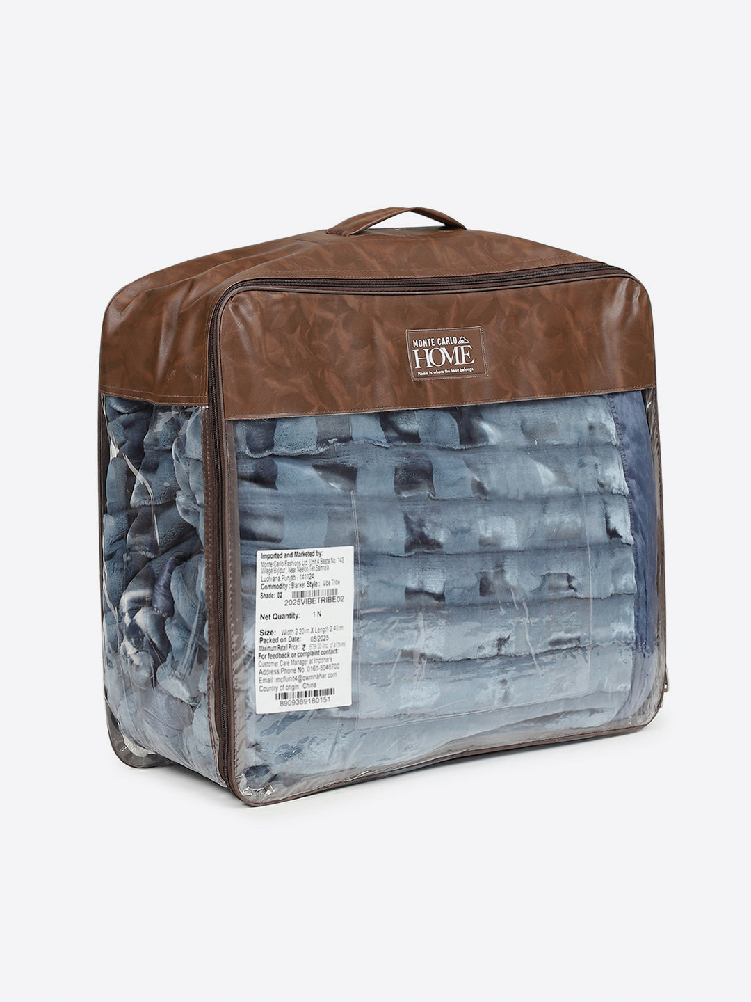 Printed Double Bed 2 Ply, 720 GSM Blanket for Heavy Winter - (Vibe Tribe)