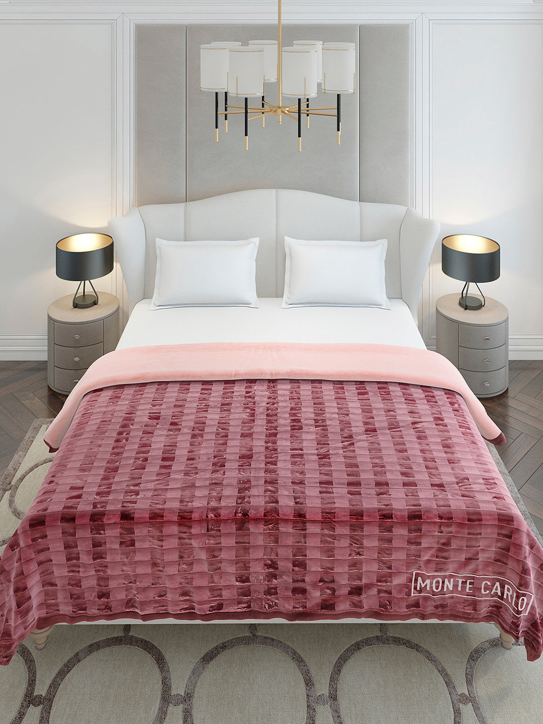 Printed Double Bed 2 Ply, 720 GSM Blanket for Heavy Winter - (Vibe Tribe)