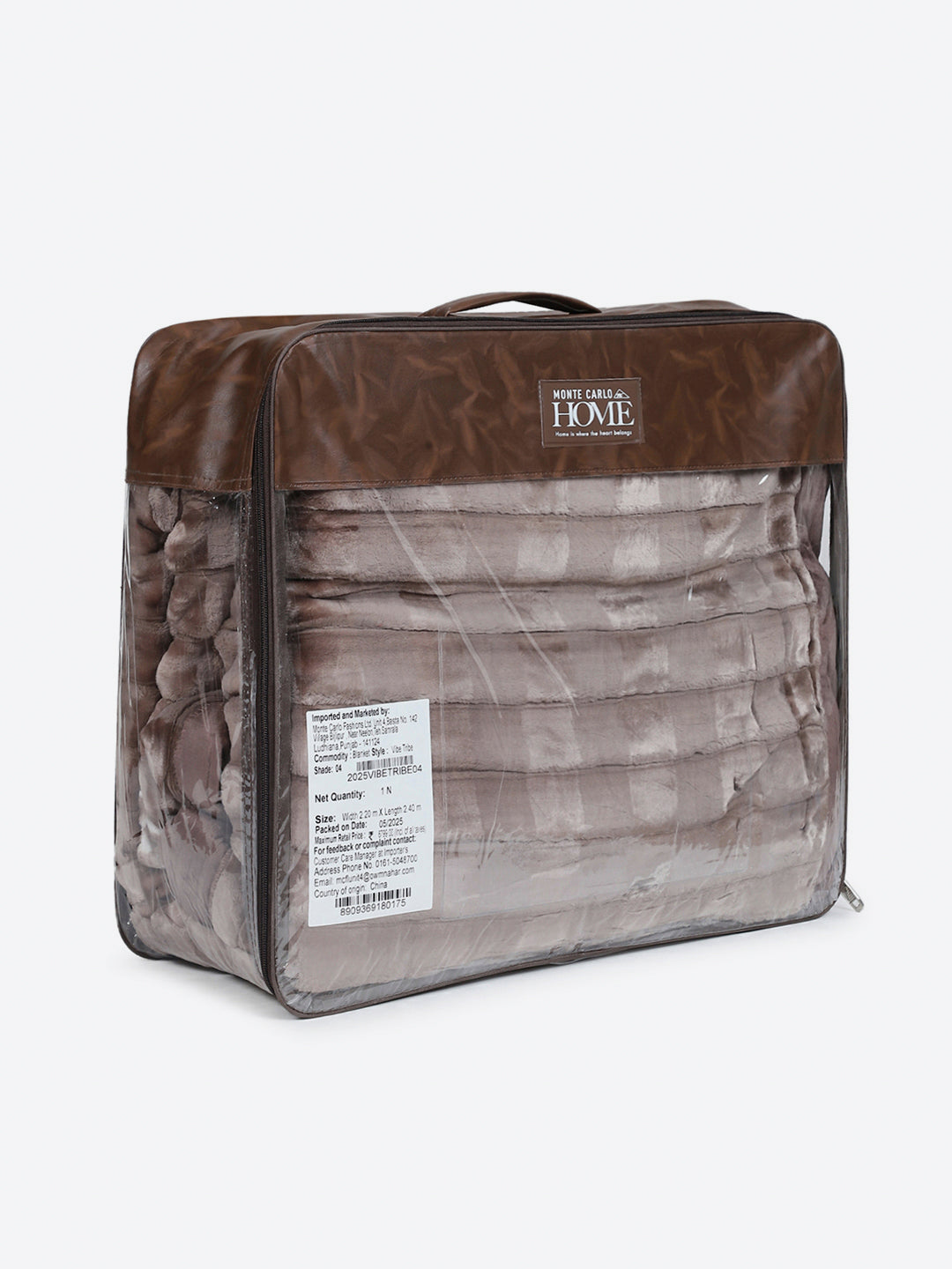 Printed Double Bed 2 Ply, 720 GSM Blanket for Heavy Winter - (Vibe Tribe)