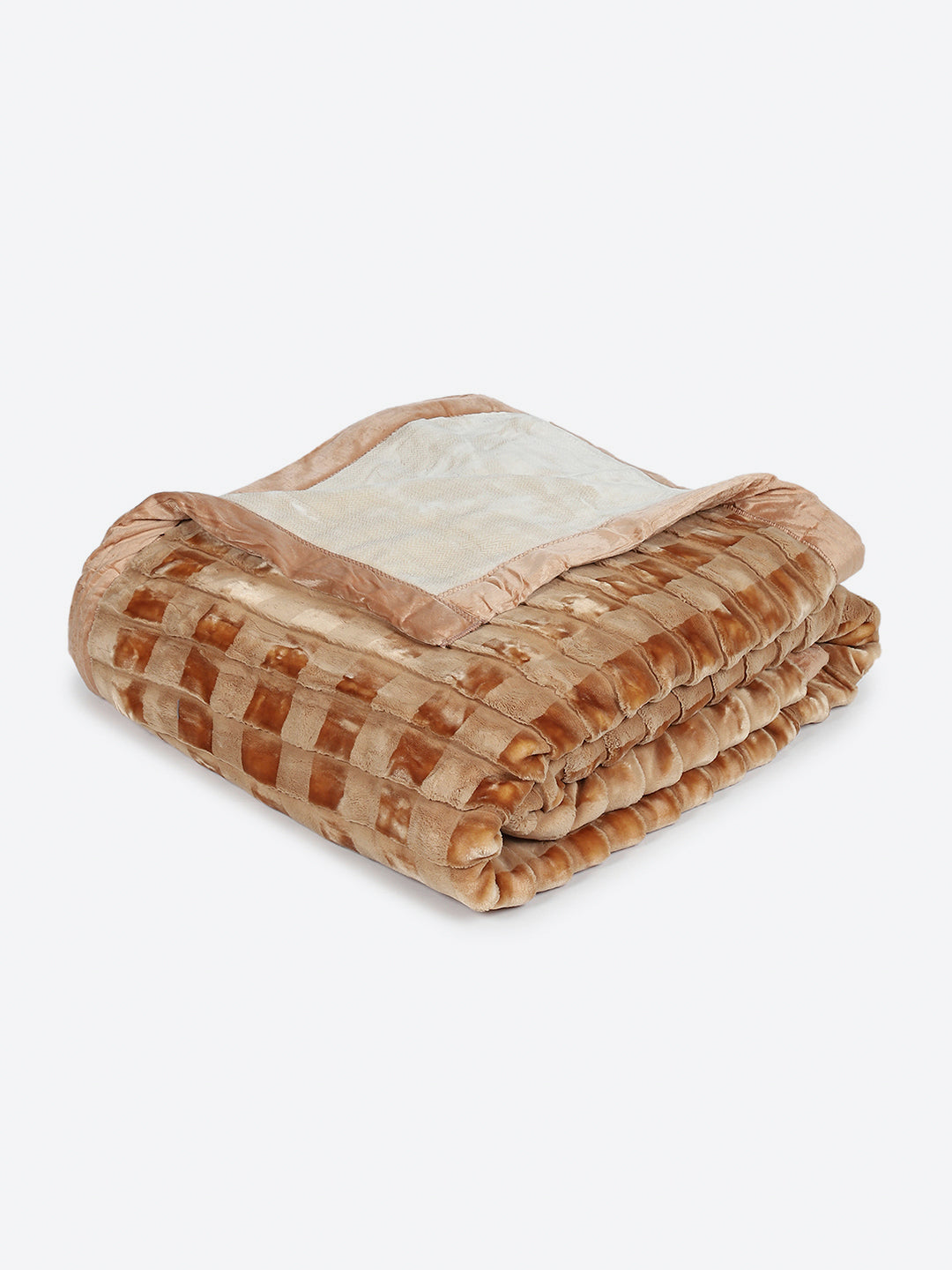 Printed Double Bed 2 Ply, 720 GSM Blanket for Heavy Winter - (Vibe Tribe)