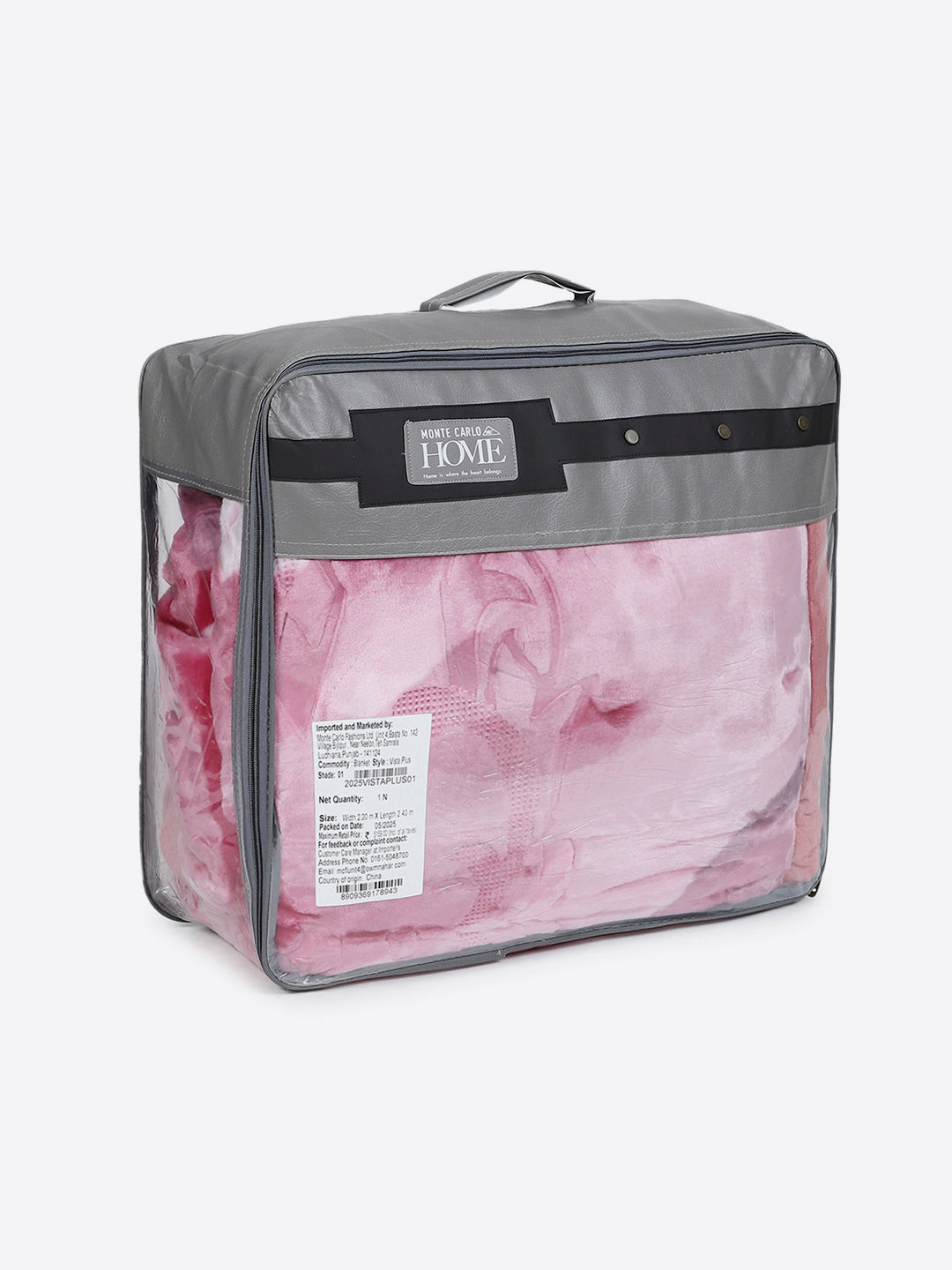 Printed Double Bed 2 Ply, 909 GSM Embossed Blanket for Heavy Winter - (Vista Plus)