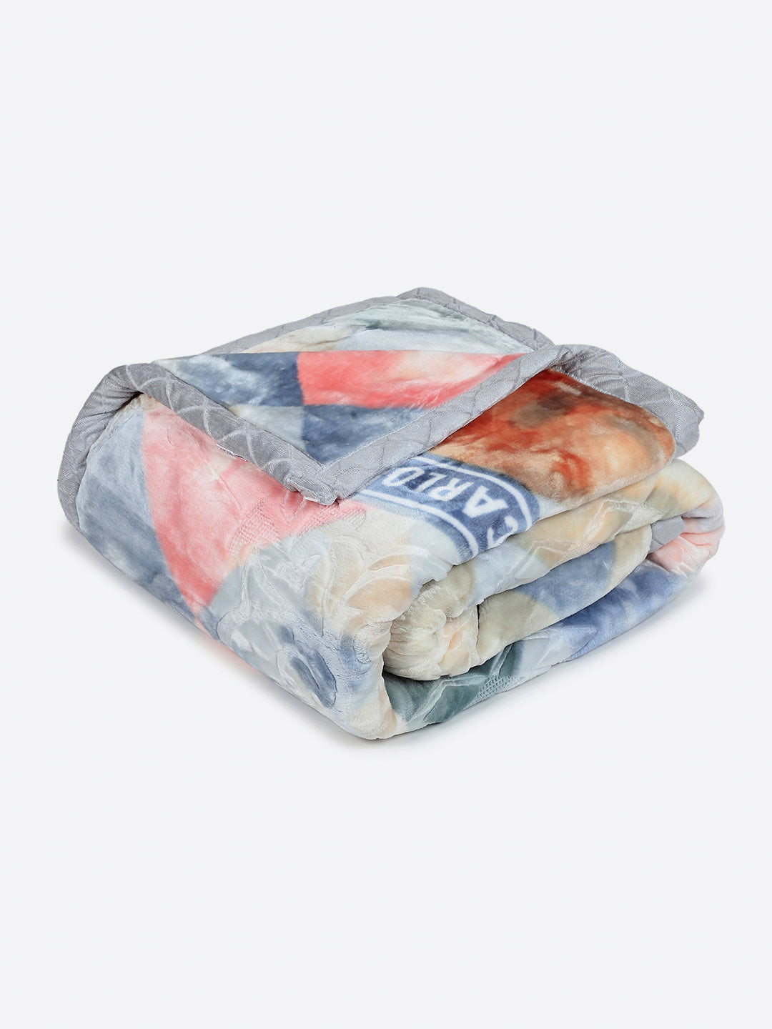 Printed Double Bed 2 Ply, 909 GSM Embossed Blanket for Heavy Winter - (Vista Plus)