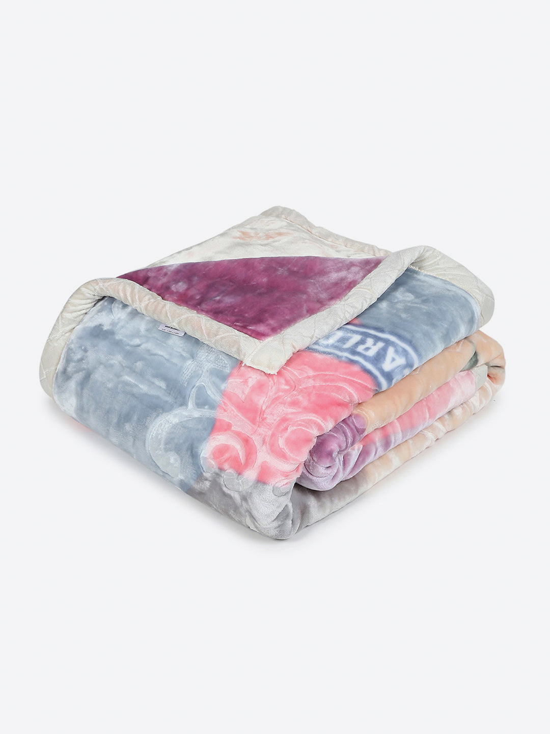 Printed Double Bed 2 Ply, 909 GSM Embossed Blanket for Heavy Winter - (Vista Plus)