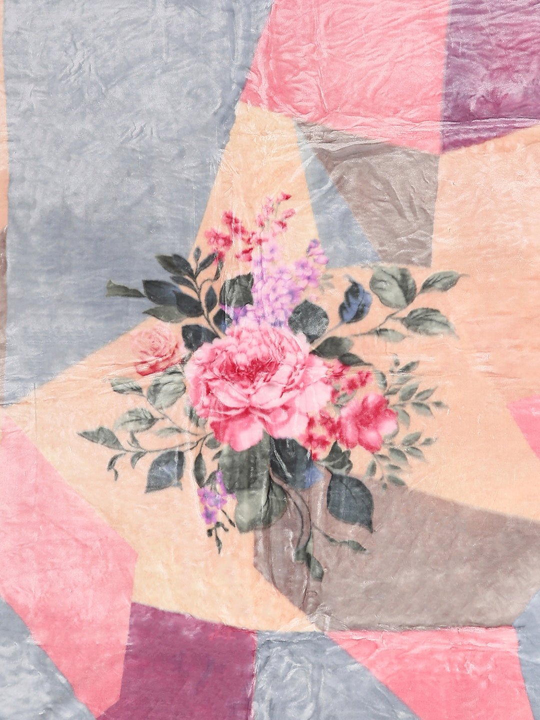 Printed Double Bed 2 Ply, 909 GSM Embossed Blanket for Heavy Winter - (Vista Plus)