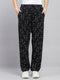 Women Black Printed Regular Fit Lower