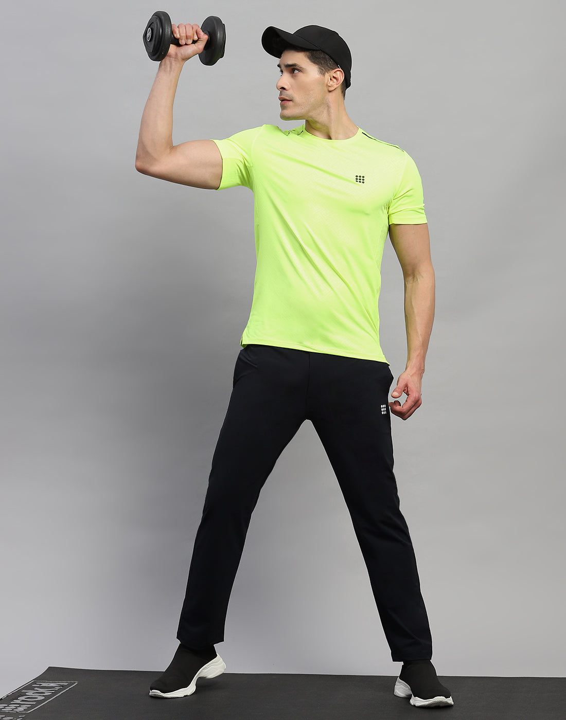 Men Navy Blue Solid Regular Fit Lower